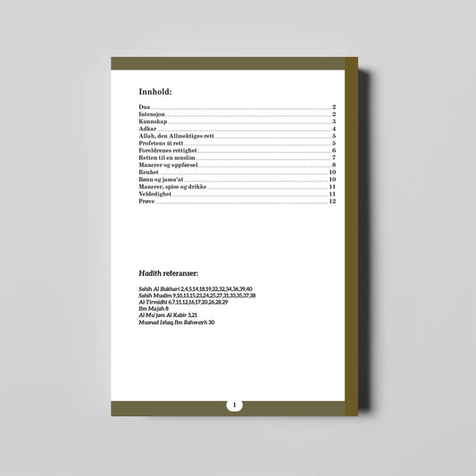 Dua bok: Nivå 6 (hadith)